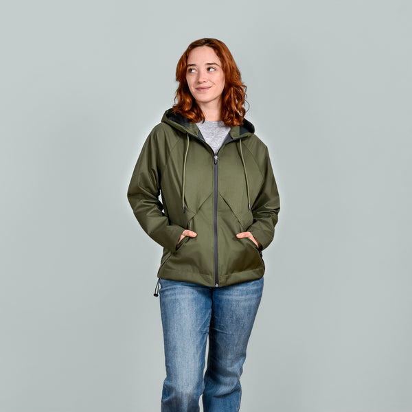 Olive Jacket Women-all